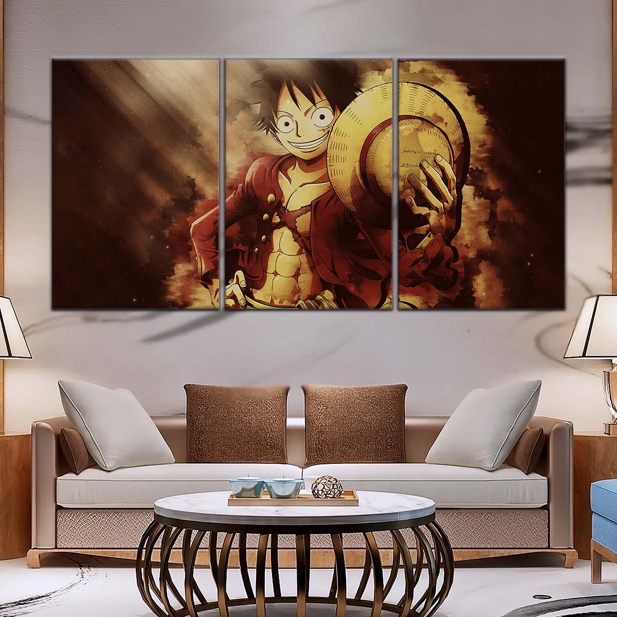 One Piece Wall Art - OP5038 - Monkey D. Luffy - One Piece Poster - One Piece Canvas