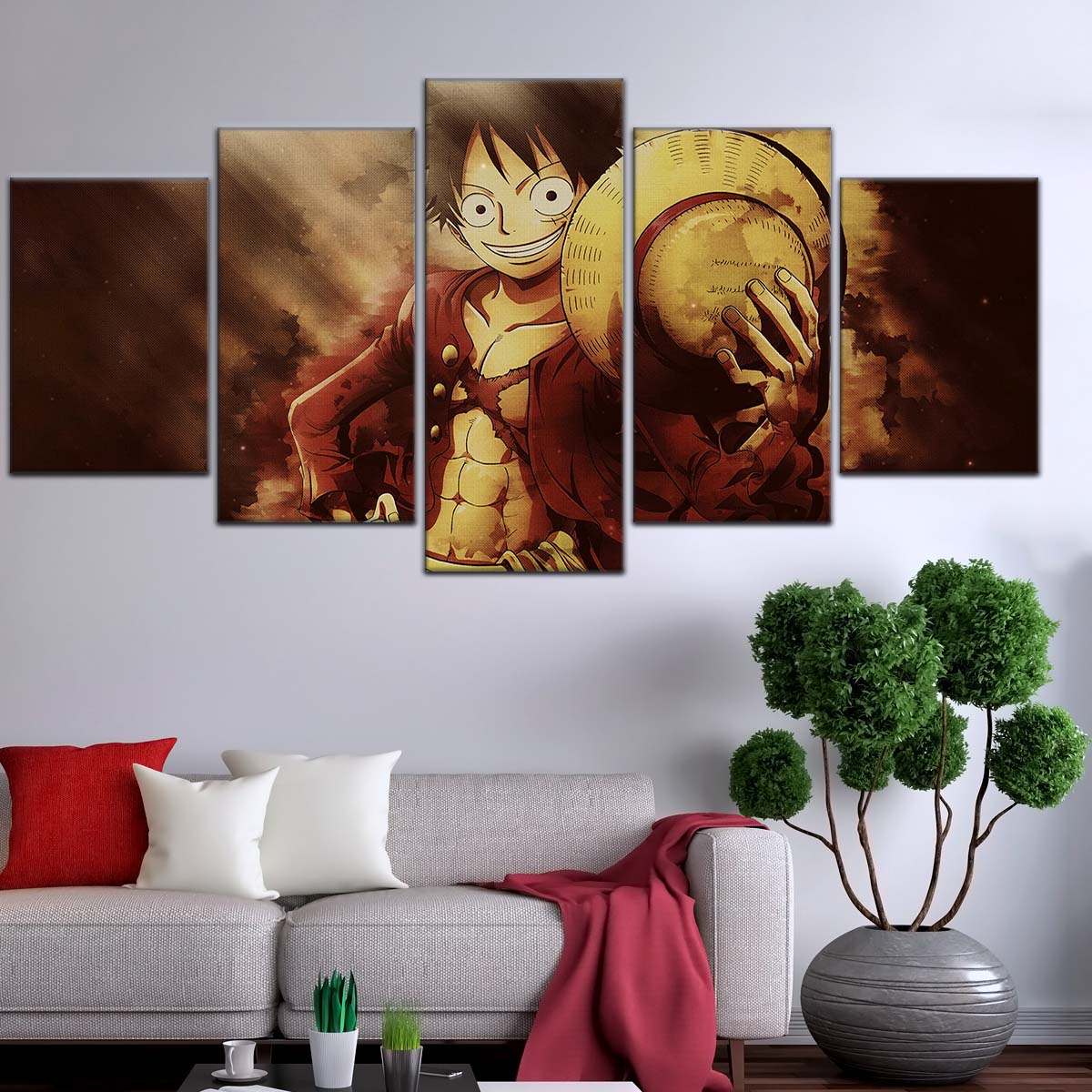 One Piece Wall Art - OP5038 - Monkey D. Luffy - One Piece Poster - One Piece Canvas