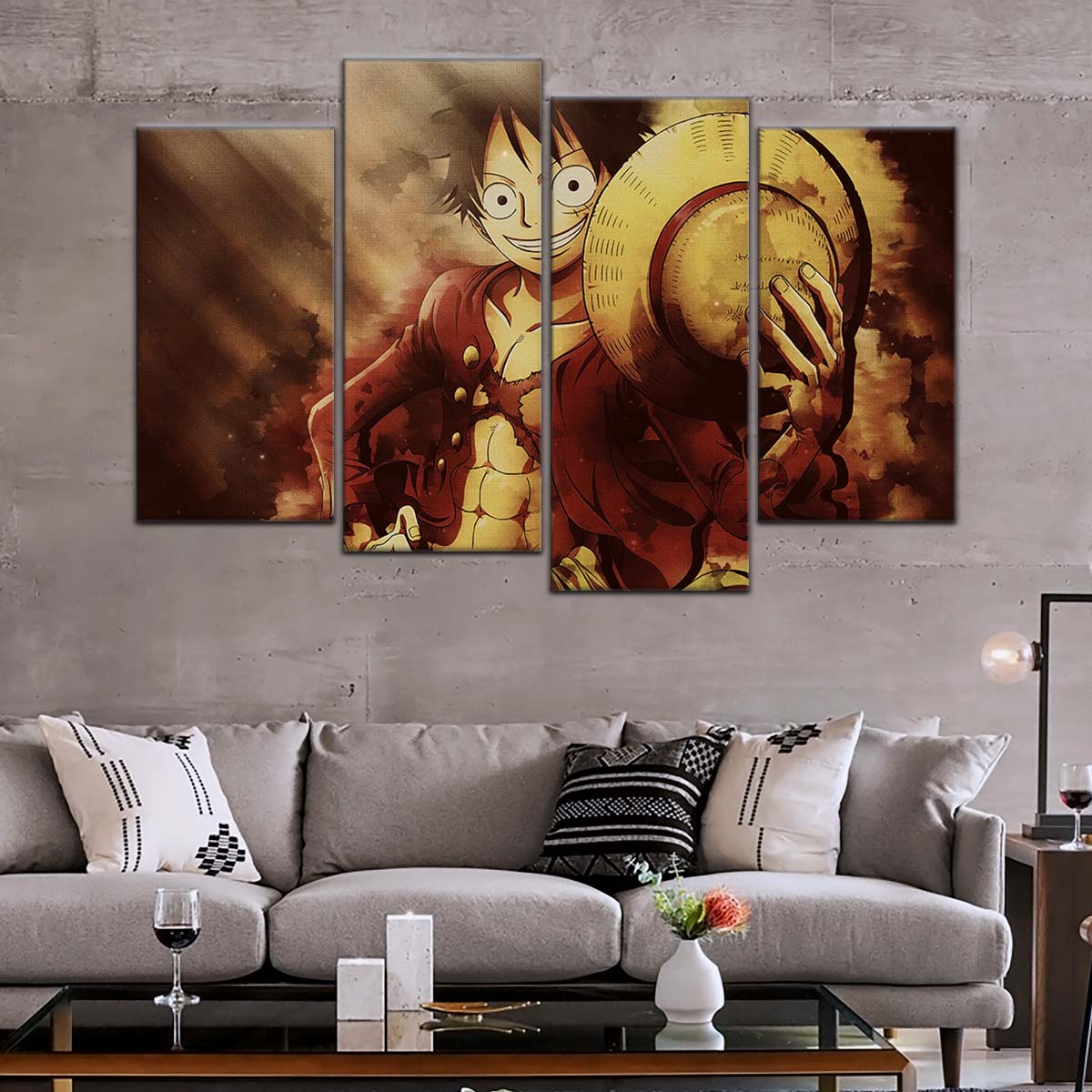 One Piece Wall Art - OP5038 - Monkey D. Luffy - One Piece Poster - One Piece Canvas