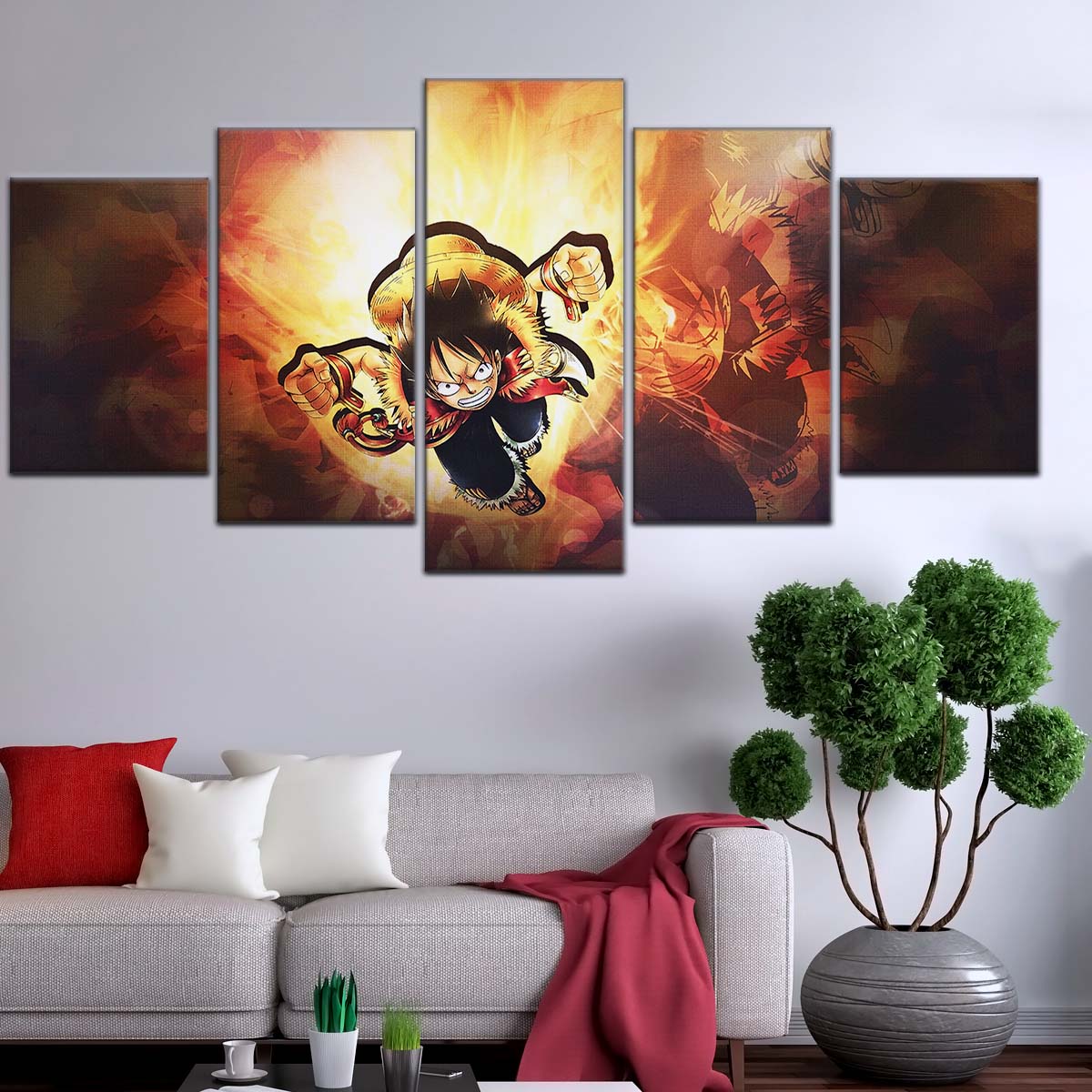 One Piece Wall Art - OP5039 - Monkey D. Luffy - One Piece Poster - One Piece Canvas