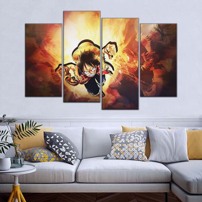 One Piece Wall Art - OP5039 - Monkey D. Luffy - One Piece Poster - One Piece Canvas