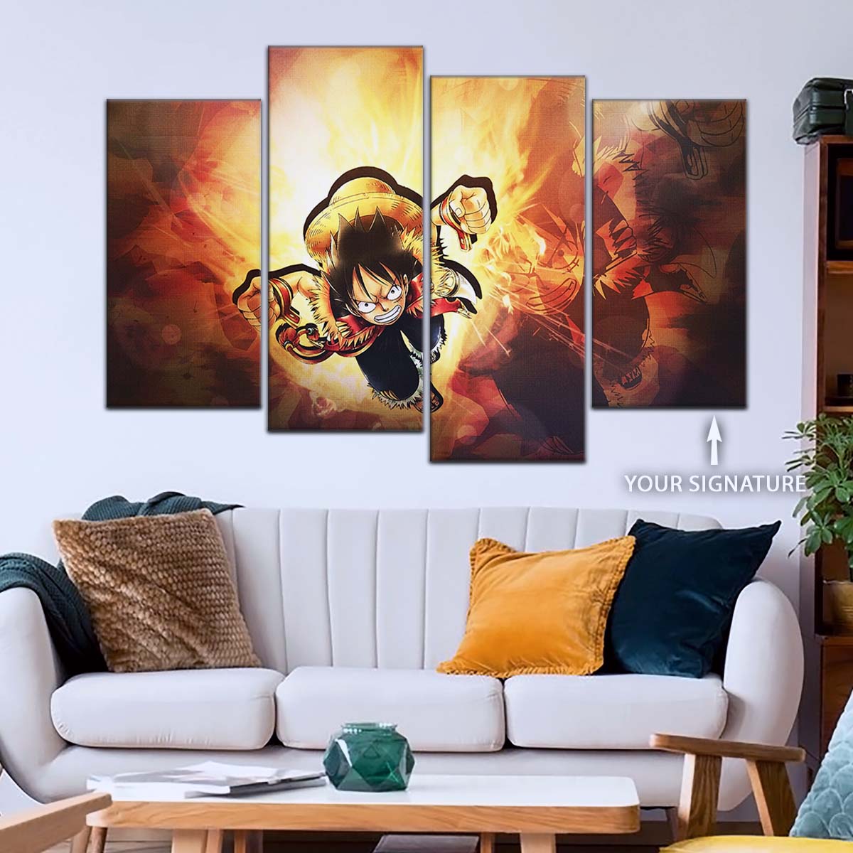 One Piece Wall Art - OP5039 - Monkey D. Luffy - One Piece Poster - One Piece Canvas