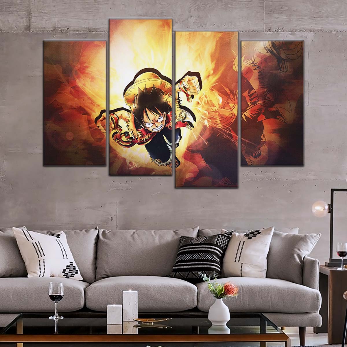 One Piece Wall Art - OP5039 - Monkey D. Luffy - One Piece Poster - One Piece Canvas