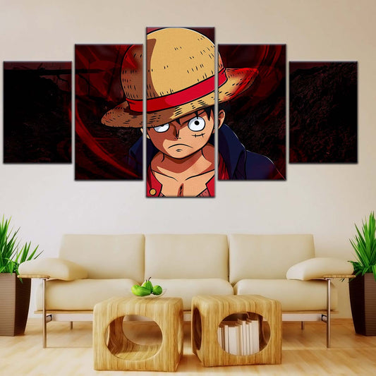 One Piece Wall Art - OP5040 - Monkey D. Luffy - One Piece Poster - One Piece Canvas