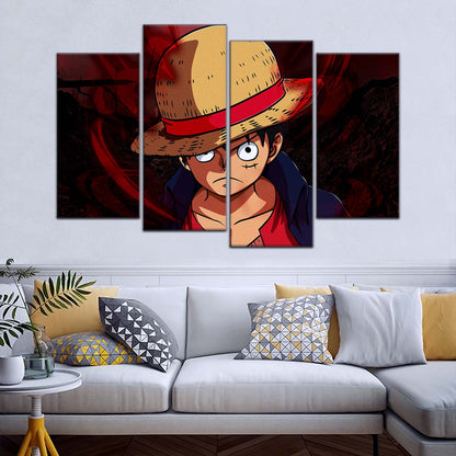 One Piece Wall Art - OP5040 - Monkey D. Luffy - One Piece Poster - One Piece Canvas