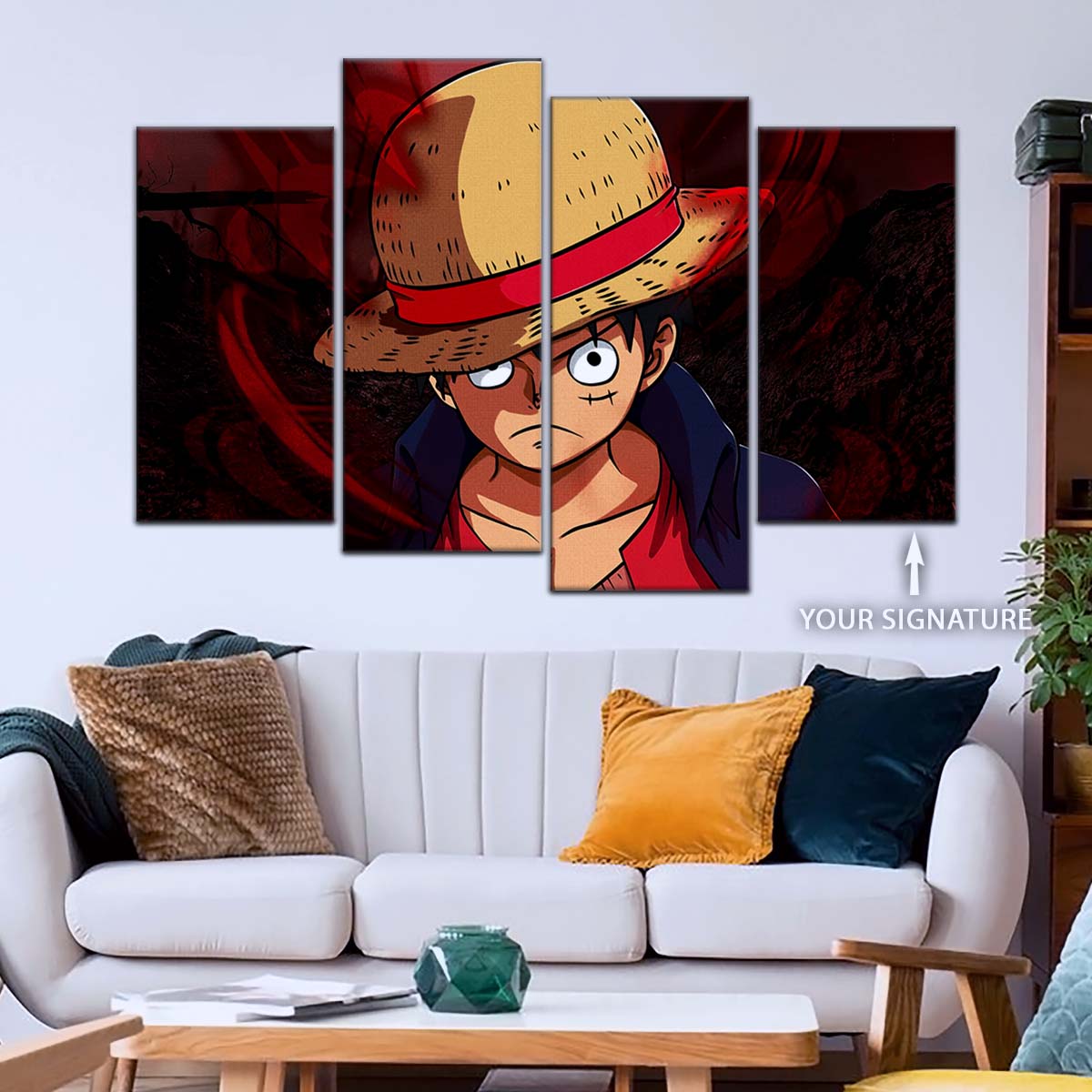 One Piece Wall Art - OP5040 - Monkey D. Luffy - One Piece Poster - One Piece Canvas