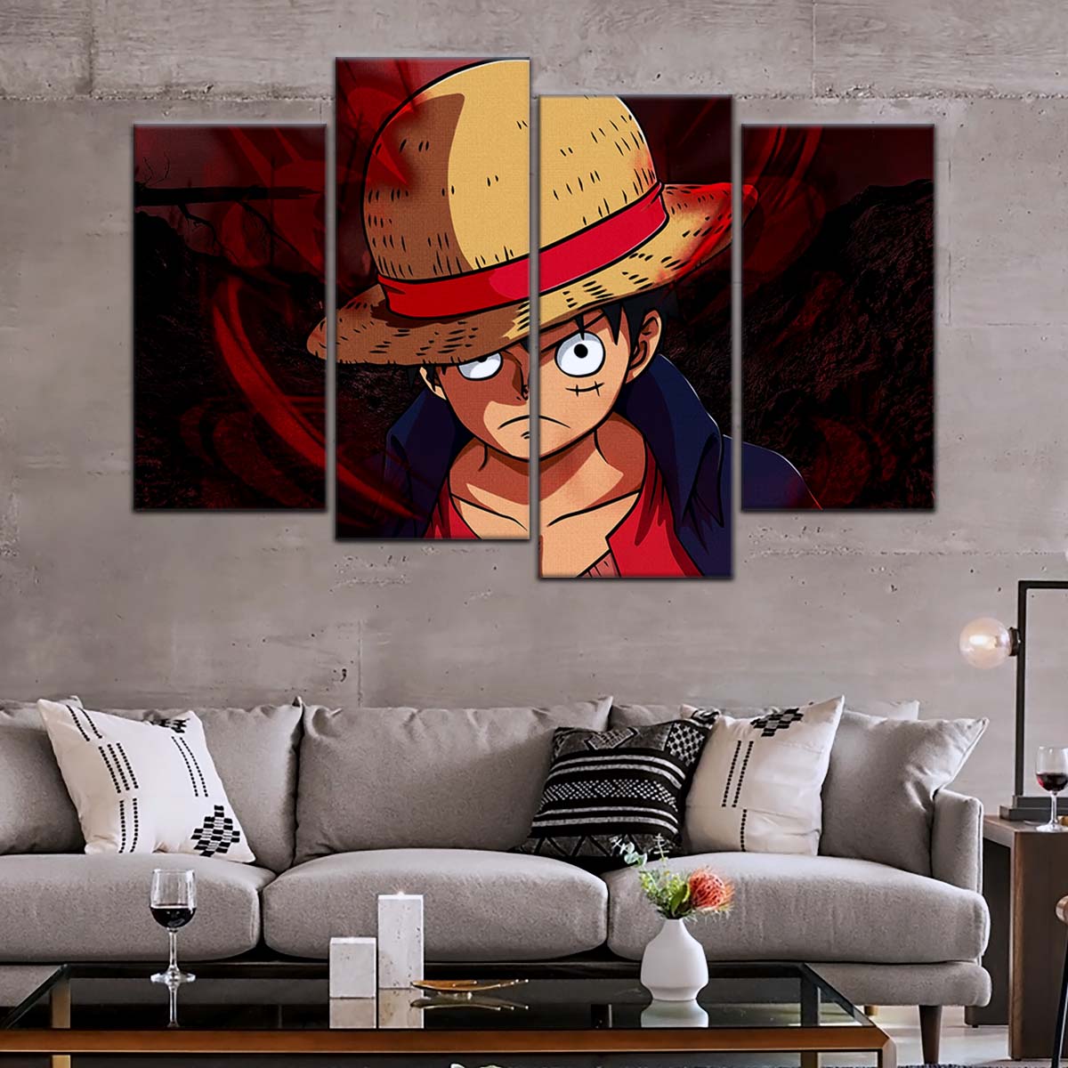 One Piece Wall Art - OP5040 - Monkey D. Luffy - One Piece Poster - One Piece Canvas