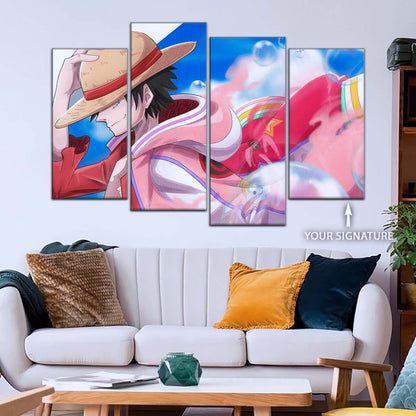 One Piece Wall Art - OP5042 - Monkey D. Luffy - One Piece Poster - One Piece Canvas