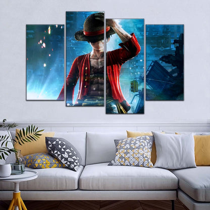 One Piece Wall Art - OP5043 - Monkey D. Luffy - One Piece Poster - One Piece Canvas