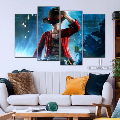 One Piece Wall Art - OP5043 - Monkey D. Luffy - One Piece Poster - One Piece Canvas
