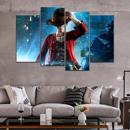 One Piece Wall Art - OP5043 - Monkey D. Luffy - One Piece Poster - One Piece Canvas