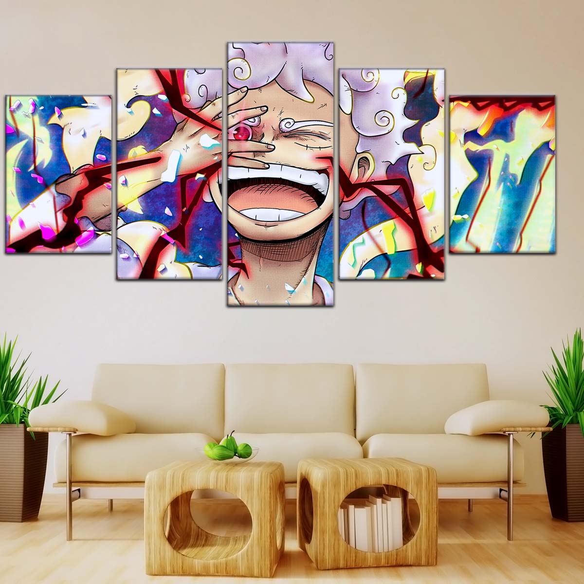 One Piece Wall Art - OP5045 - Monkey D. Luffy Gear 5 - One Piece Poster - One Piece Canvas