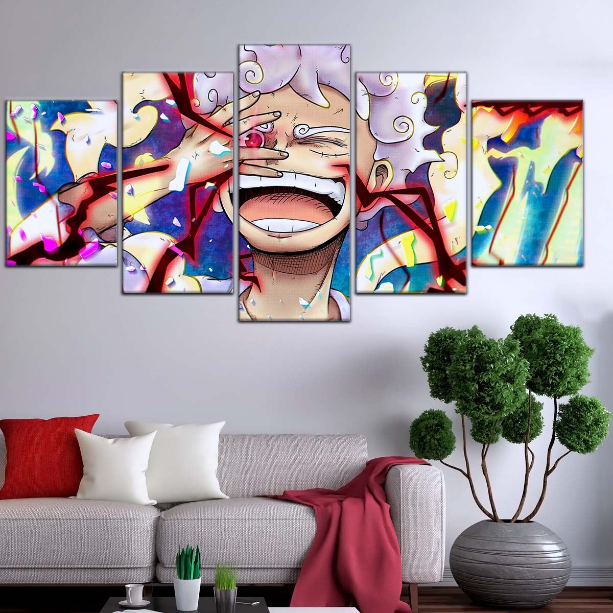One Piece Wall Art - OP5045 - Monkey D. Luffy Gear 5 - One Piece Poster - One Piece Canvas