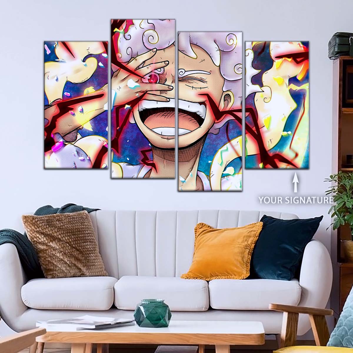 One Piece Wall Art - OP5045 - Monkey D. Luffy Gear 5 - One Piece Poster - One Piece Canvas