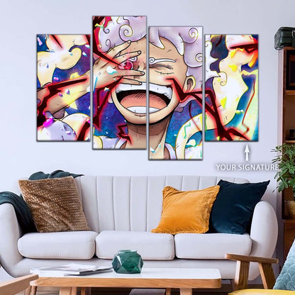 One Piece Wall Art - OP5045 - Monkey D. Luffy Gear 5 - One Piece Poster - One Piece Canvas
