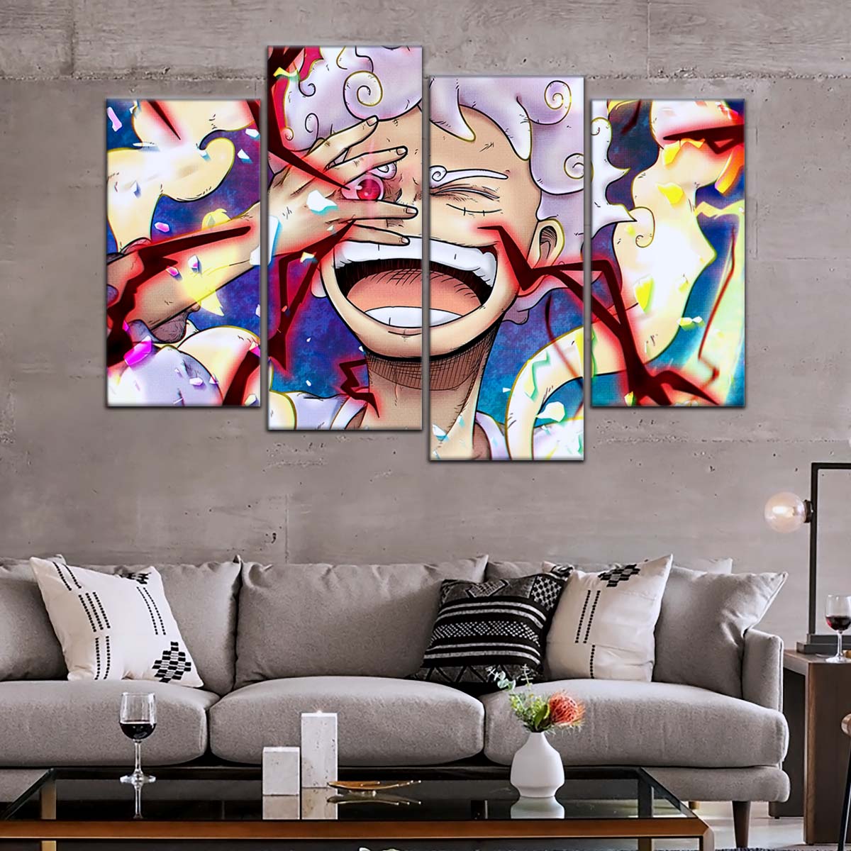 One Piece Wall Art - OP5045 - Monkey D. Luffy Gear 5 - One Piece Poster - One Piece Canvas