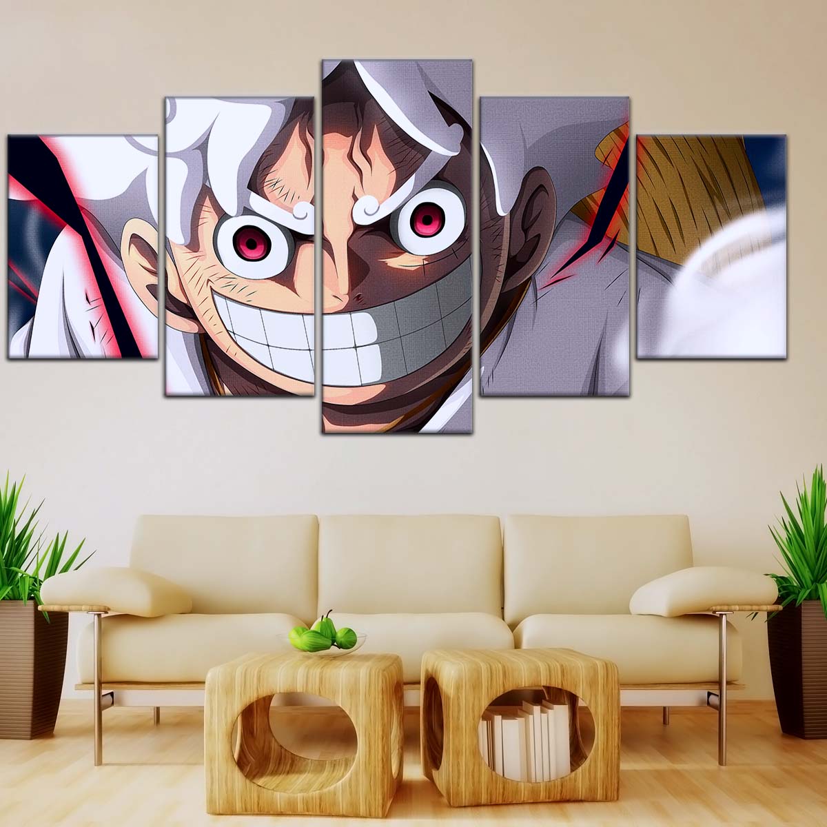 One Piece Wall Art - OP5046 - Monkey D. Luffy Gear 5 - One Piece Poster - One Piece Canvas