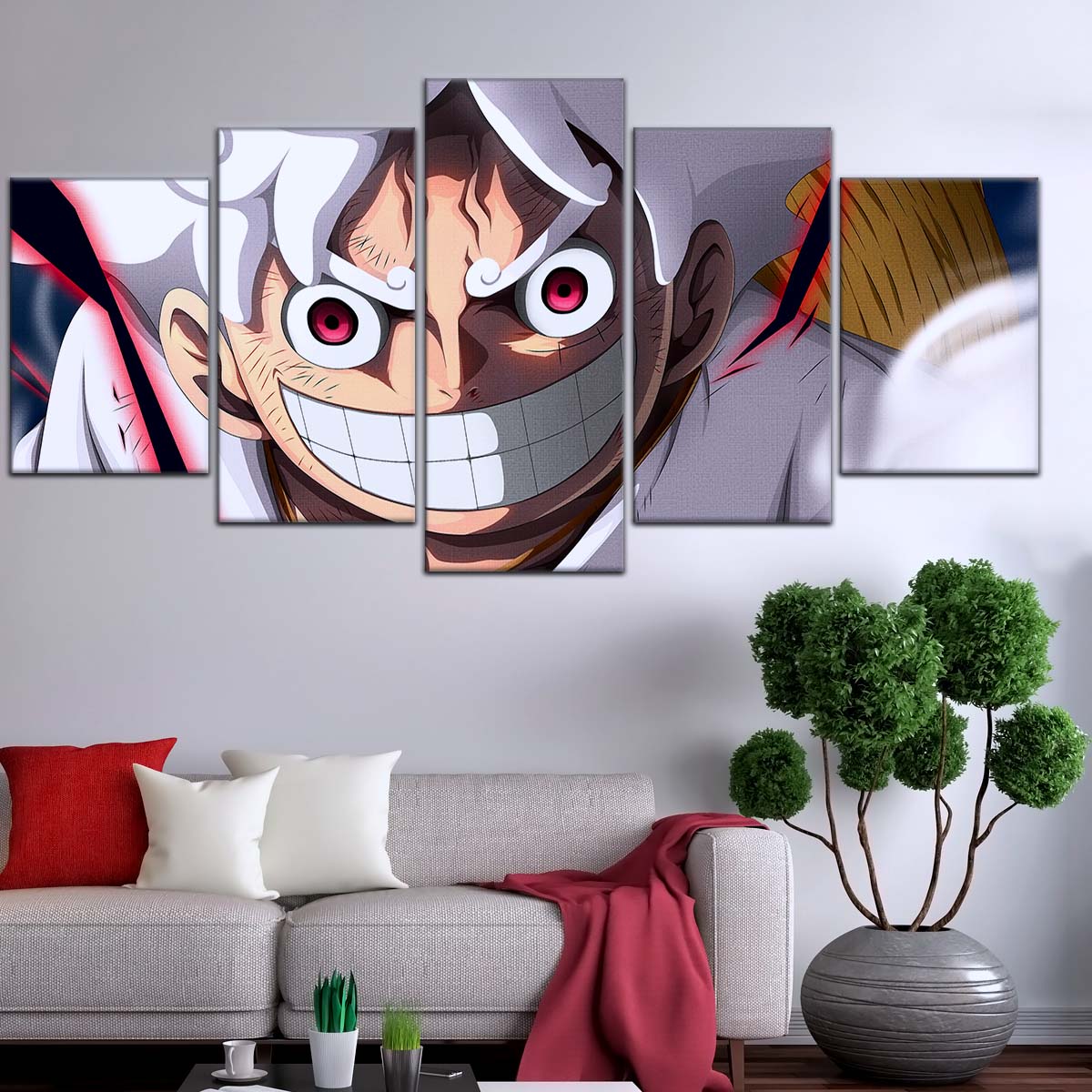 One Piece Wall Art - OP5046 - Monkey D. Luffy Gear 5 - One Piece Poster - One Piece Canvas