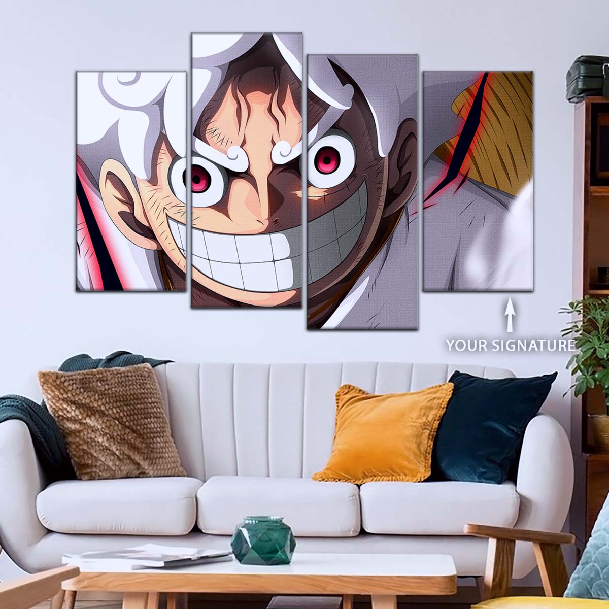 One Piece Wall Art - OP5046 - Monkey D. Luffy Gear 5 - One Piece Poster - One Piece Canvas
