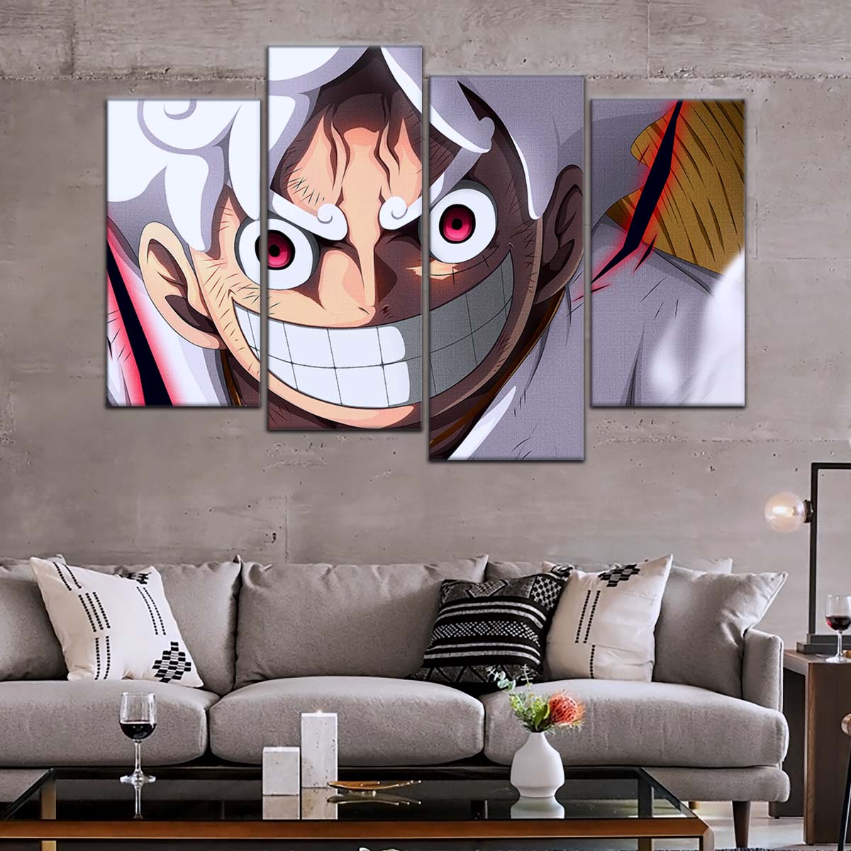 One Piece Wall Art - OP5046 - Monkey D. Luffy Gear 5 - One Piece Poster - One Piece Canvas