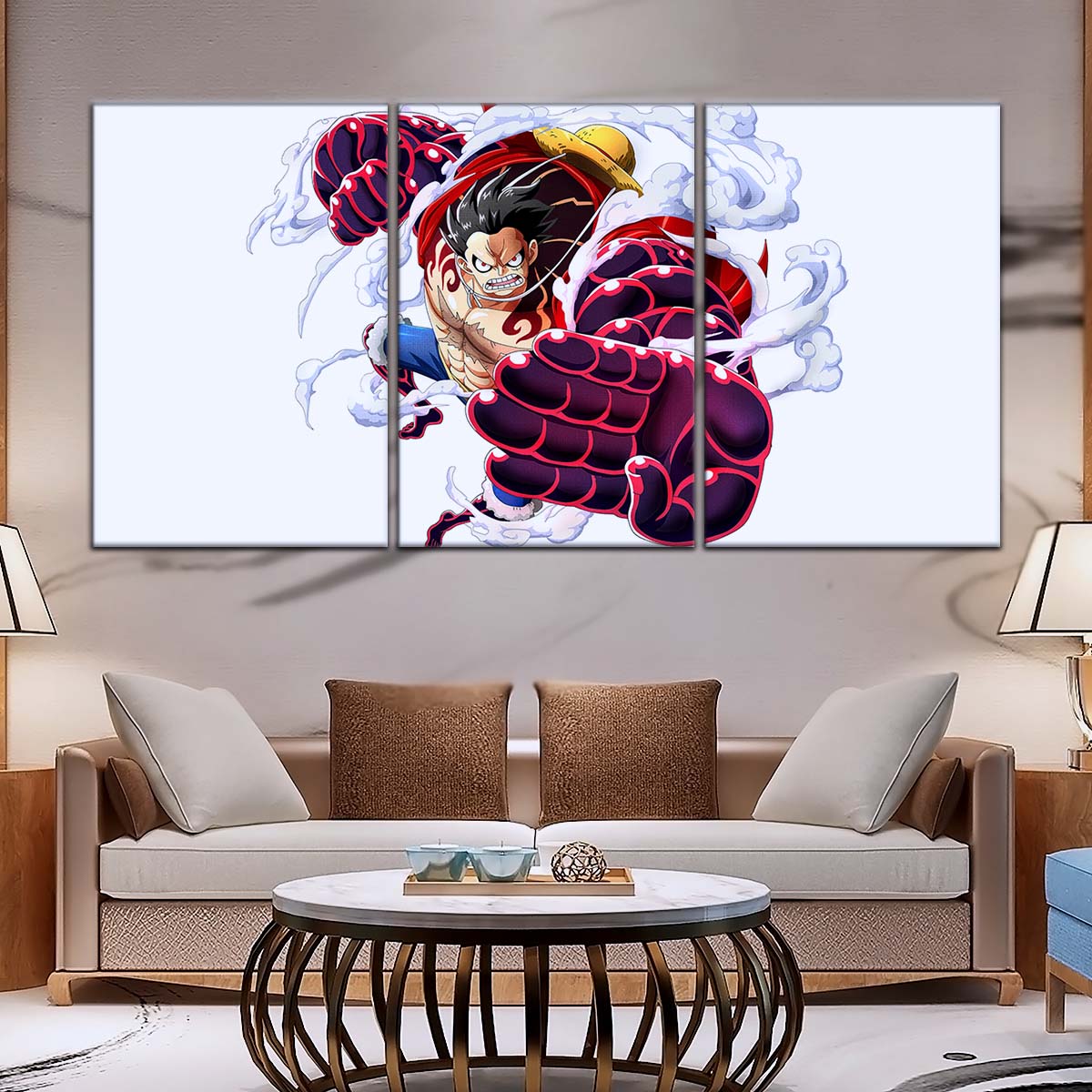 One Piece Wall Art - OP5047 - Gear Fourth Luffy Unleashed - One Piece Poster - One Piece Canvas