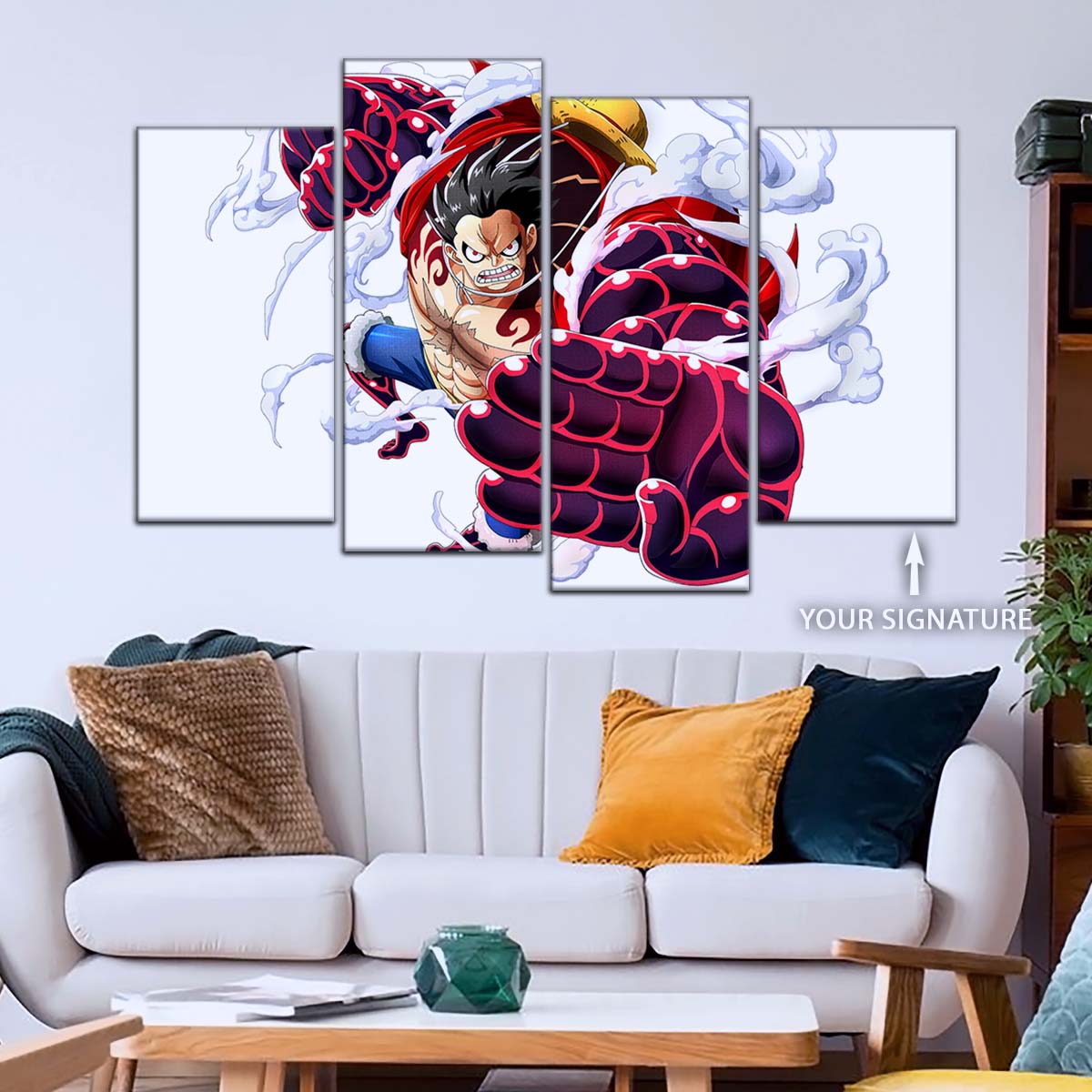 One Piece Wall Art - OP5047 - Gear Fourth Luffy Unleashed - One Piece Poster - One Piece Canvas