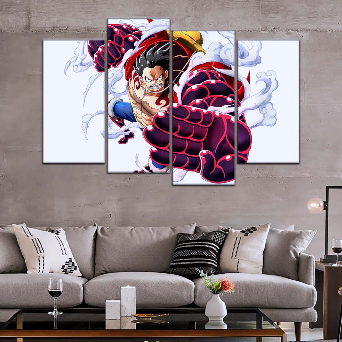 One Piece Wall Art - OP5047 - Gear Fourth Luffy Unleashed - One Piece Poster - One Piece Canvas