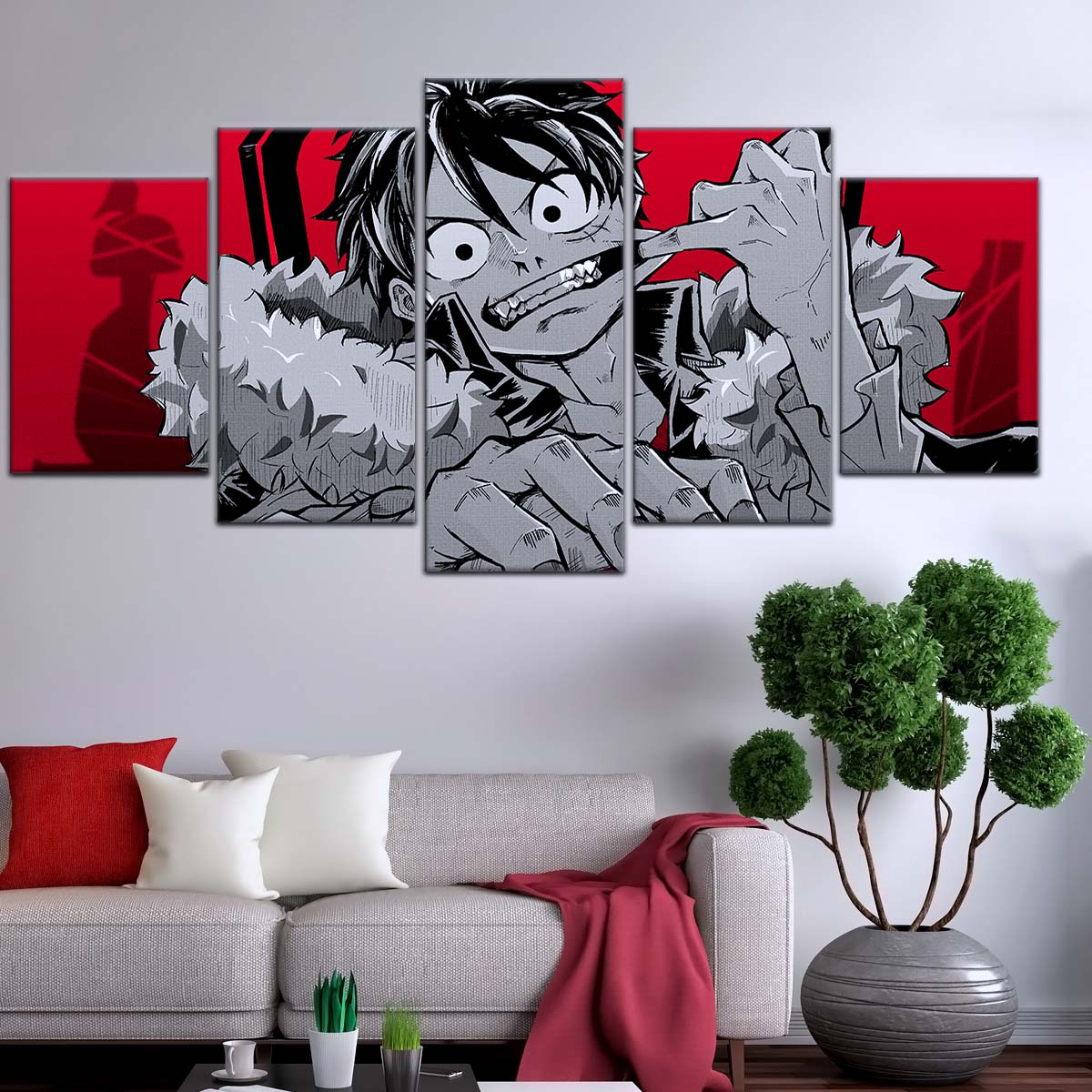One Piece Wall Art - OP5050 - Monkey D. Luffy - One Piece Poster - One Piece Canvas