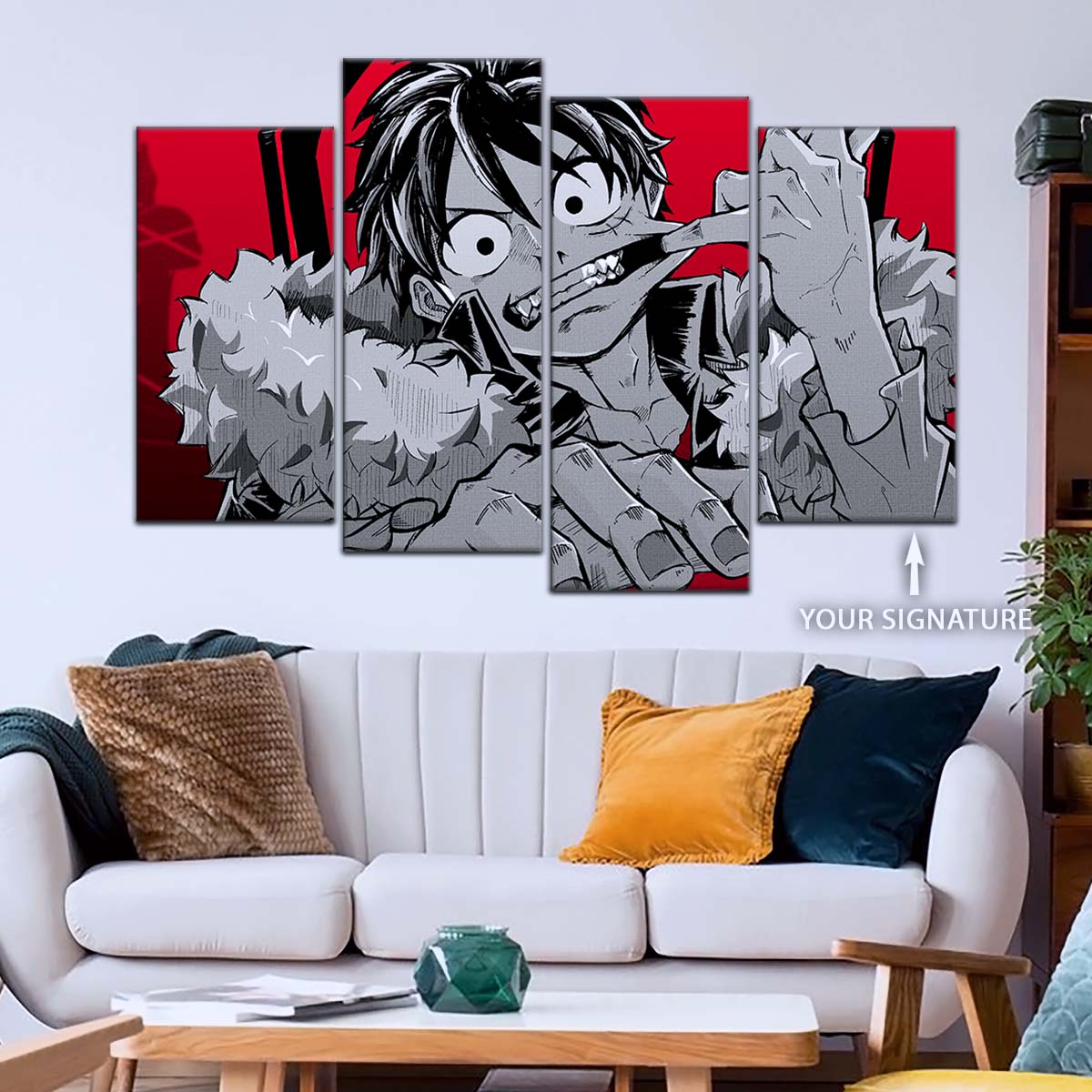 One Piece Wall Art - OP5050 - Monkey D. Luffy - One Piece Poster - One Piece Canvas