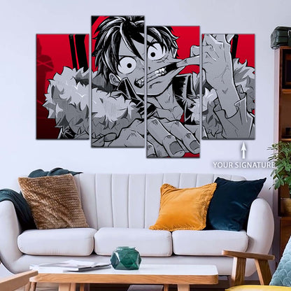 One Piece Wall Art - OP5050 - Monkey D. Luffy - One Piece Poster - One Piece Canvas