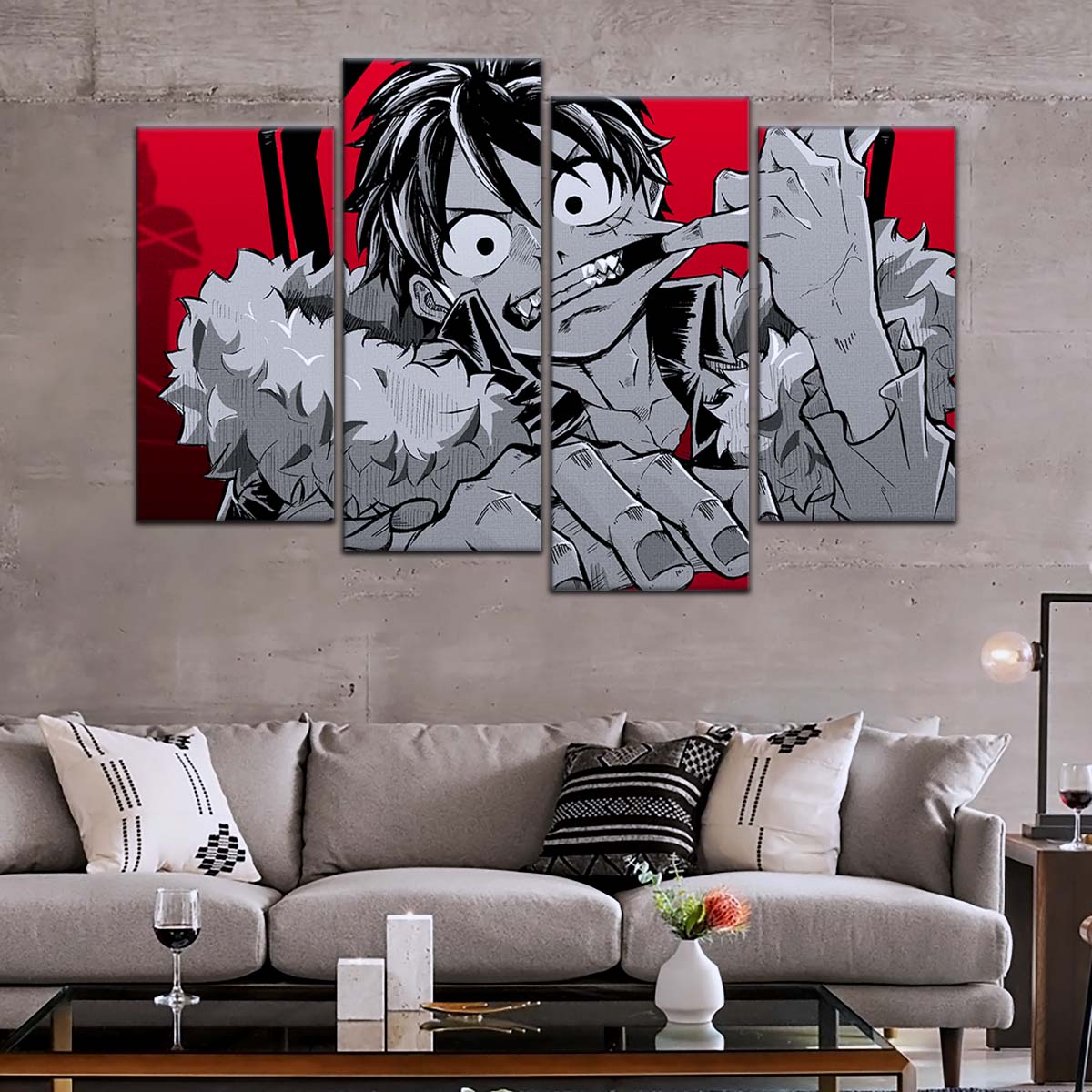 One Piece Wall Art - OP5050 - Monkey D. Luffy - One Piece Poster - One Piece Canvas