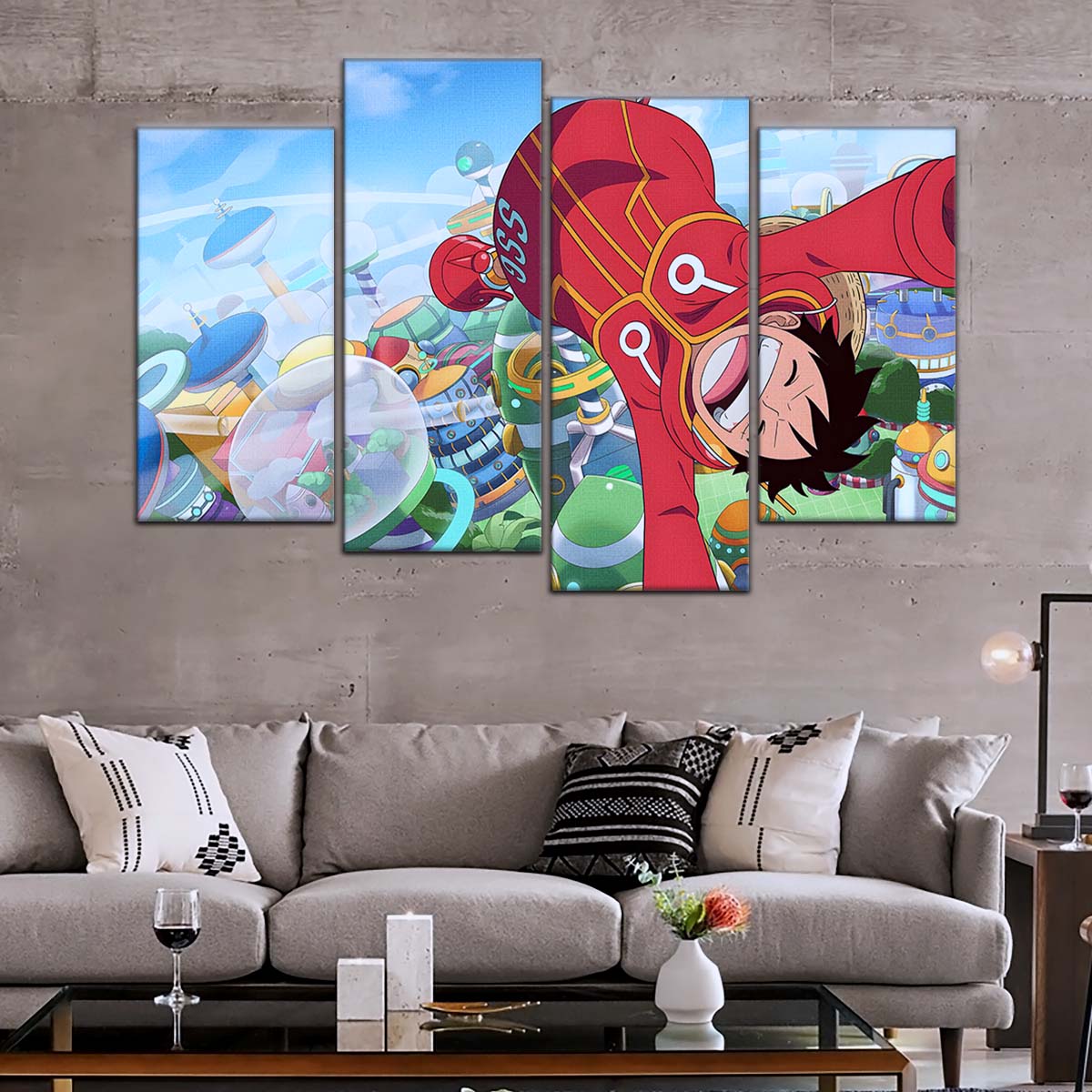 One Piece Wall Art - OP5051 - Monkey D. Luffy - One Piece Poster - One Piece Canvas