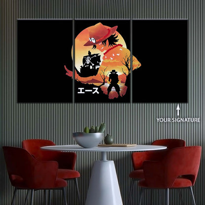 One Piece Wall Art - OP5059 - Portgas D. Ace - One Piece Poster - One Piece Canvas