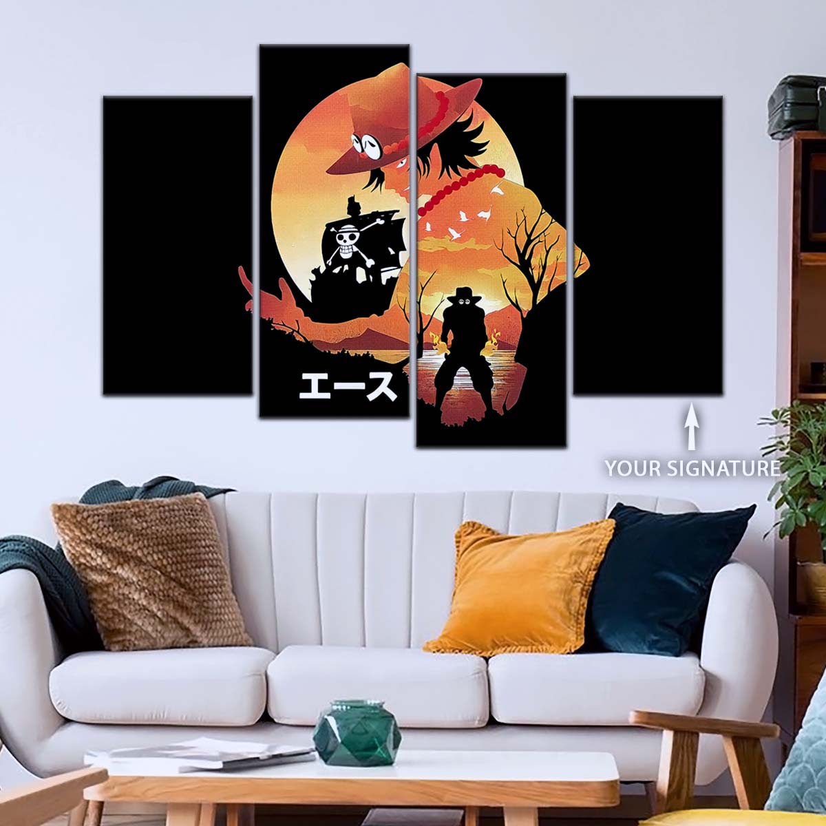 One Piece Wall Art - OP5059 - Portgas D. Ace - One Piece Poster - One Piece Canvas