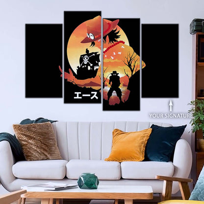 One Piece Wall Art - OP5059 - Portgas D. Ace - One Piece Poster - One Piece Canvas