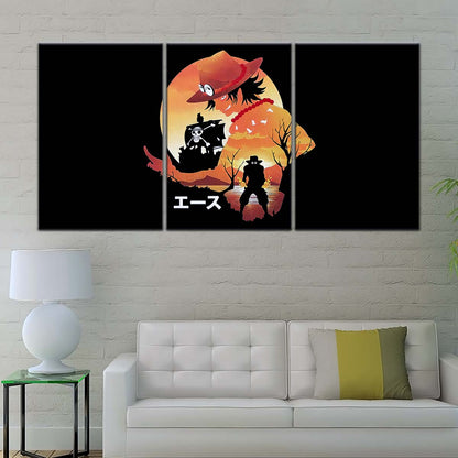 One Piece Wall Art - OP5059 - Portgas D. Ace - One Piece Poster - One Piece Canvas