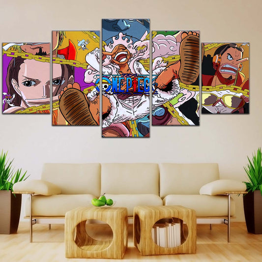 One Piece Wall Art - OP5061 - Monkey D. Luffy Gear 5 - Roronoa Zoro - Sanji - One Piece Poster - One Piece Canvas