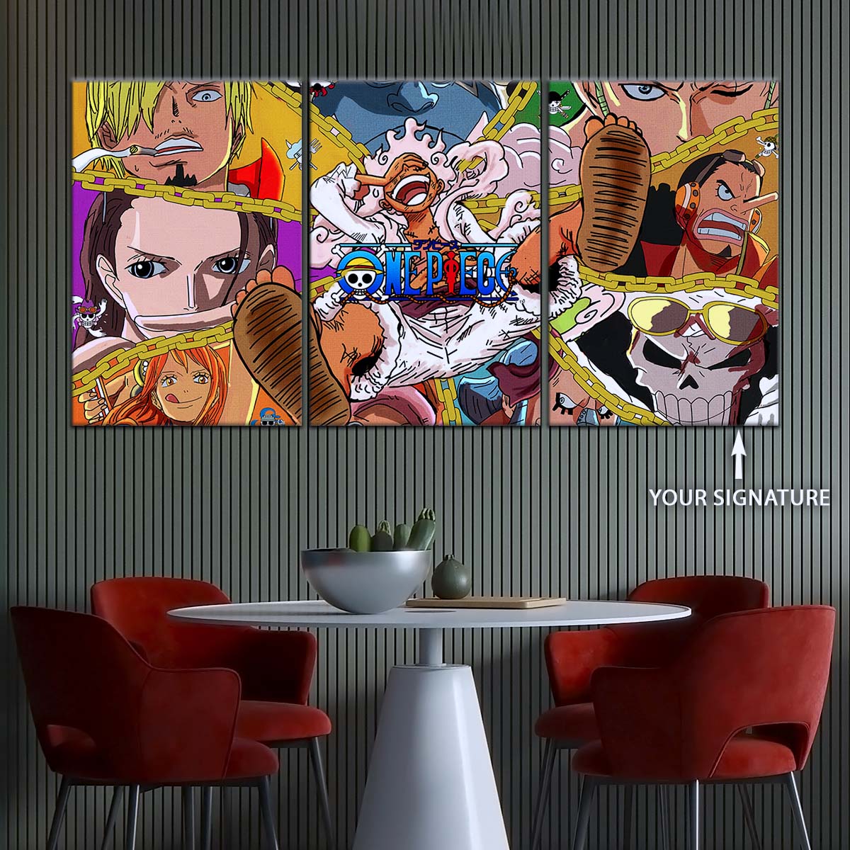 One Piece Wall Art - OP5061 - Monkey D. Luffy Gear 5 - Roronoa Zoro - Sanji - One Piece Poster - One Piece Canvas