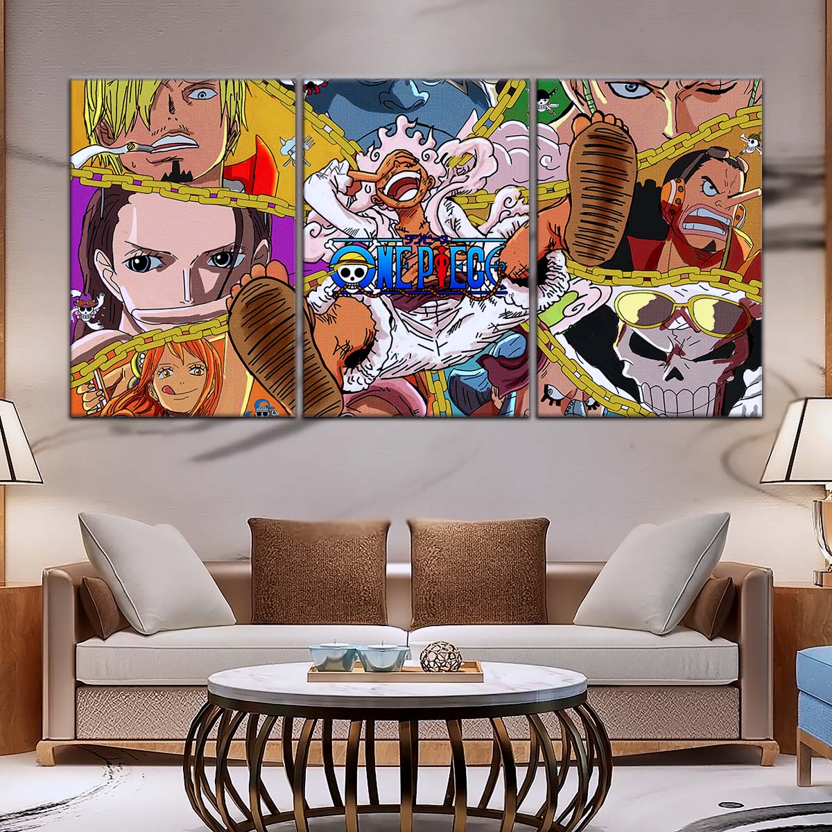 One Piece Wall Art - OP5061 - Monkey D. Luffy Gear 5 - Roronoa Zoro - Sanji - One Piece Poster - One Piece Canvas