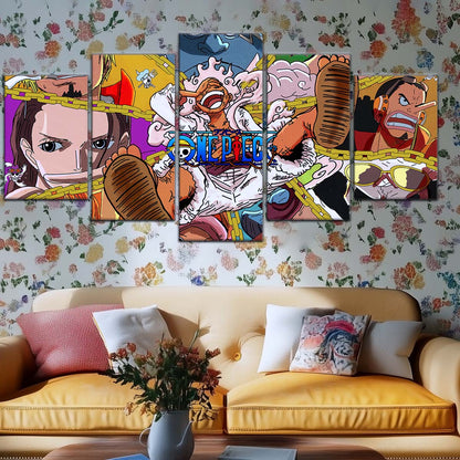 One Piece Wall Art - OP5061 - Monkey D. Luffy Gear 5 - Roronoa Zoro - Sanji - One Piece Poster - One Piece Canvas