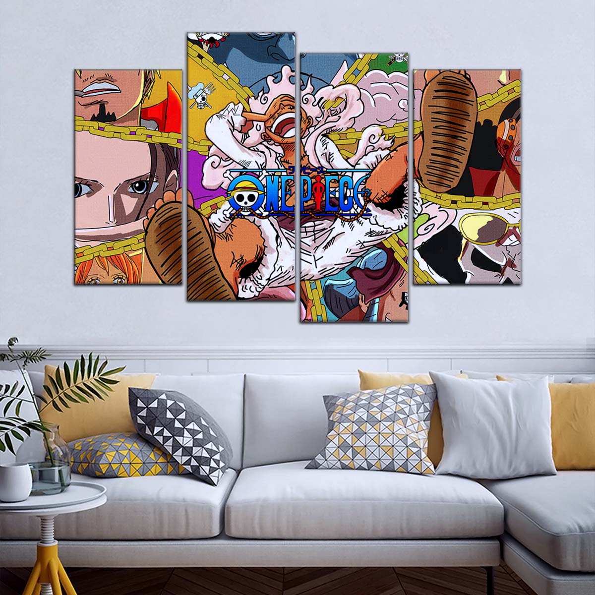 One Piece Wall Art - OP5061 - Monkey D. Luffy Gear 5 - Roronoa Zoro - Sanji - One Piece Poster - One Piece Canvas