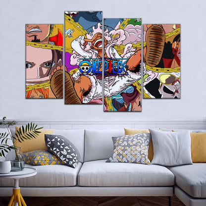 One Piece Wall Art - OP5061 - Monkey D. Luffy Gear 5 - Roronoa Zoro - Sanji - One Piece Poster - One Piece Canvas