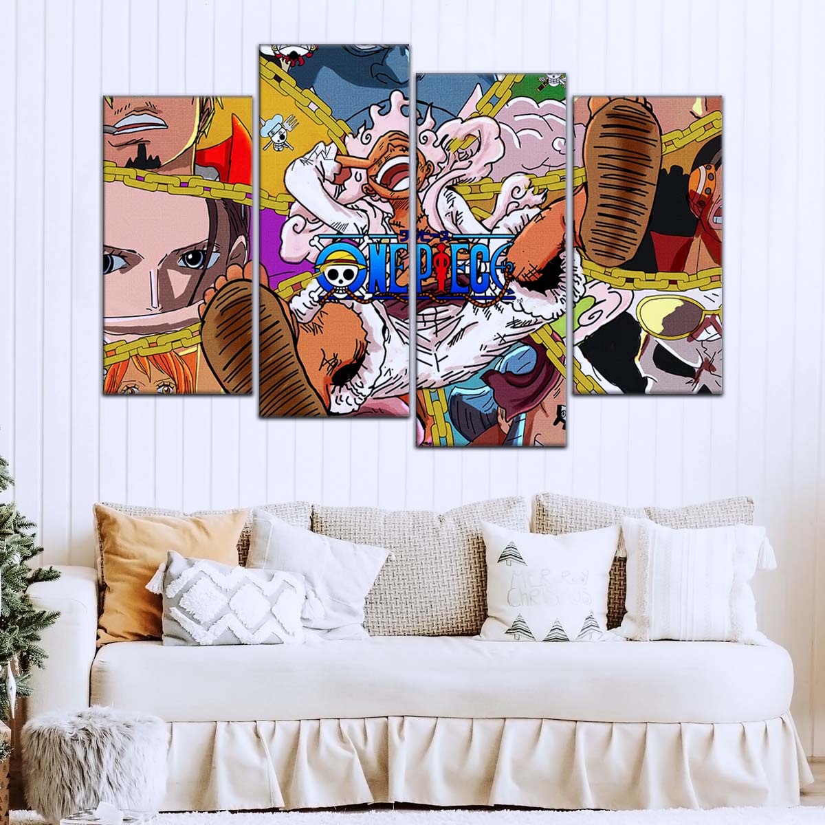 One Piece Wall Art - OP5061 - Monkey D. Luffy Gear 5 - Roronoa Zoro - Sanji - One Piece Poster - One Piece Canvas