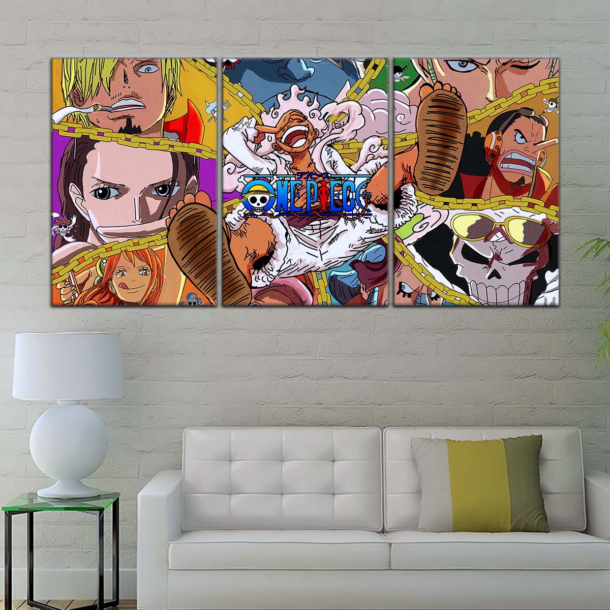 One Piece Wall Art - OP5061 - Monkey D. Luffy Gear 5 - Roronoa Zoro - Sanji - One Piece Poster - One Piece Canvas