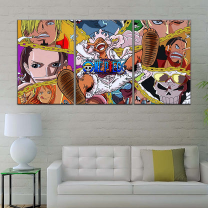 One Piece Wall Art - OP5061 - Monkey D. Luffy Gear 5 - Roronoa Zoro - Sanji - One Piece Poster - One Piece Canvas