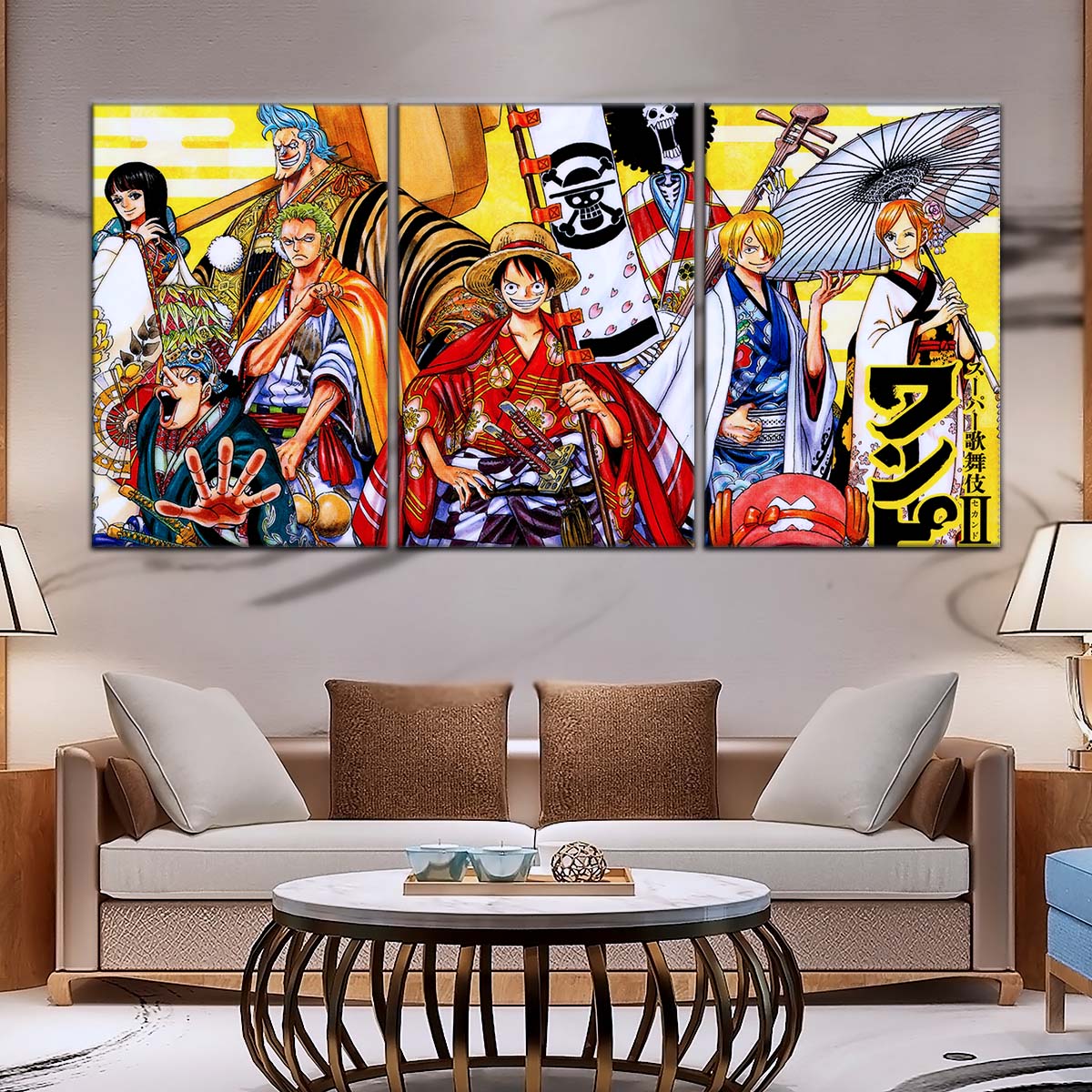 One Piece Wall Art - OP5063 - Usopp - Nico Robin Franky - Tony Tony Chopper - Nami - Sanji - Roronoa Zoro - Monkey D. Luffy - One Piece Poster - One Piece Canvas
