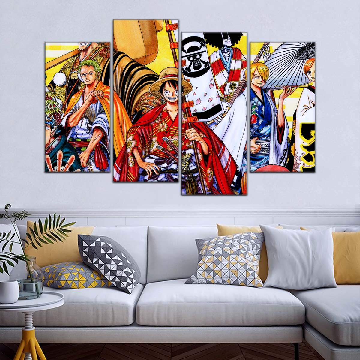 One Piece Wall Art - OP5063 - Usopp - Nico Robin Franky - Tony Tony Chopper - Nami - Sanji - Roronoa Zoro - Monkey D. Luffy - One Piece Poster - One Piece Canvas