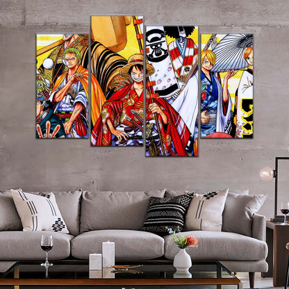One Piece Wall Art - OP5063 - Usopp - Nico Robin Franky - Tony Tony Chopper - Nami - Sanji - Roronoa Zoro - Monkey D. Luffy - One Piece Poster - One Piece Canvas