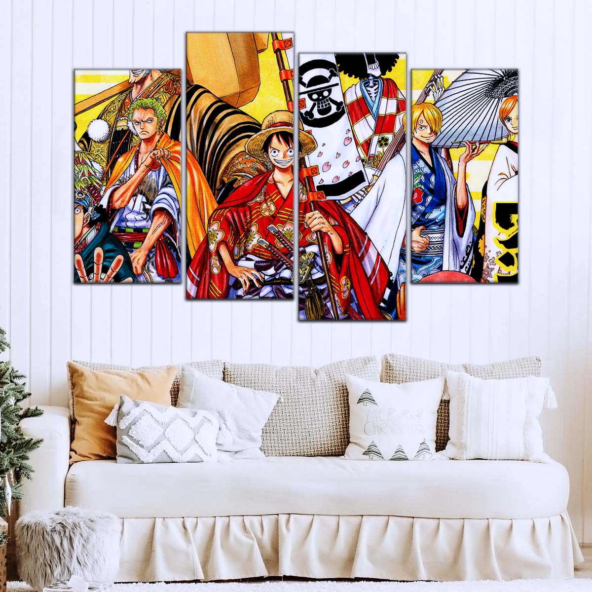 One Piece Wall Art - OP5063 - Usopp - Nico Robin Franky - Tony Tony Chopper - Nami - Sanji - Roronoa Zoro - Monkey D. Luffy - One Piece Poster - One Piece Canvas