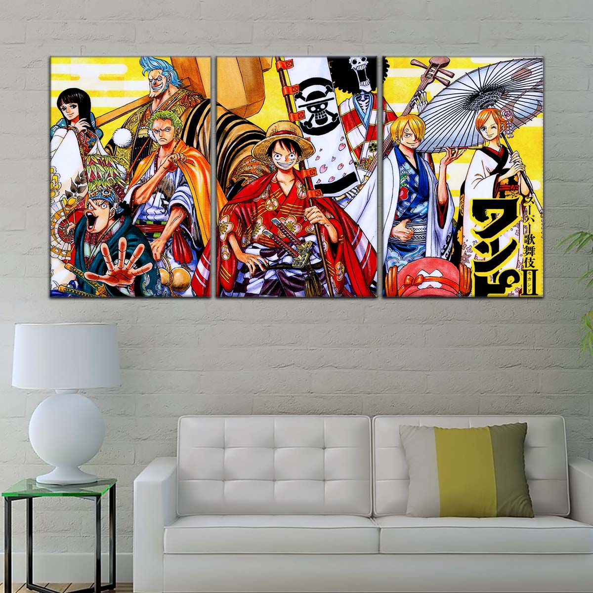 One Piece Wall Art - OP5063 - Usopp - Nico Robin Franky - Tony Tony Chopper - Nami - Sanji - Roronoa Zoro - Monkey D. Luffy - One Piece Poster - One Piece Canvas